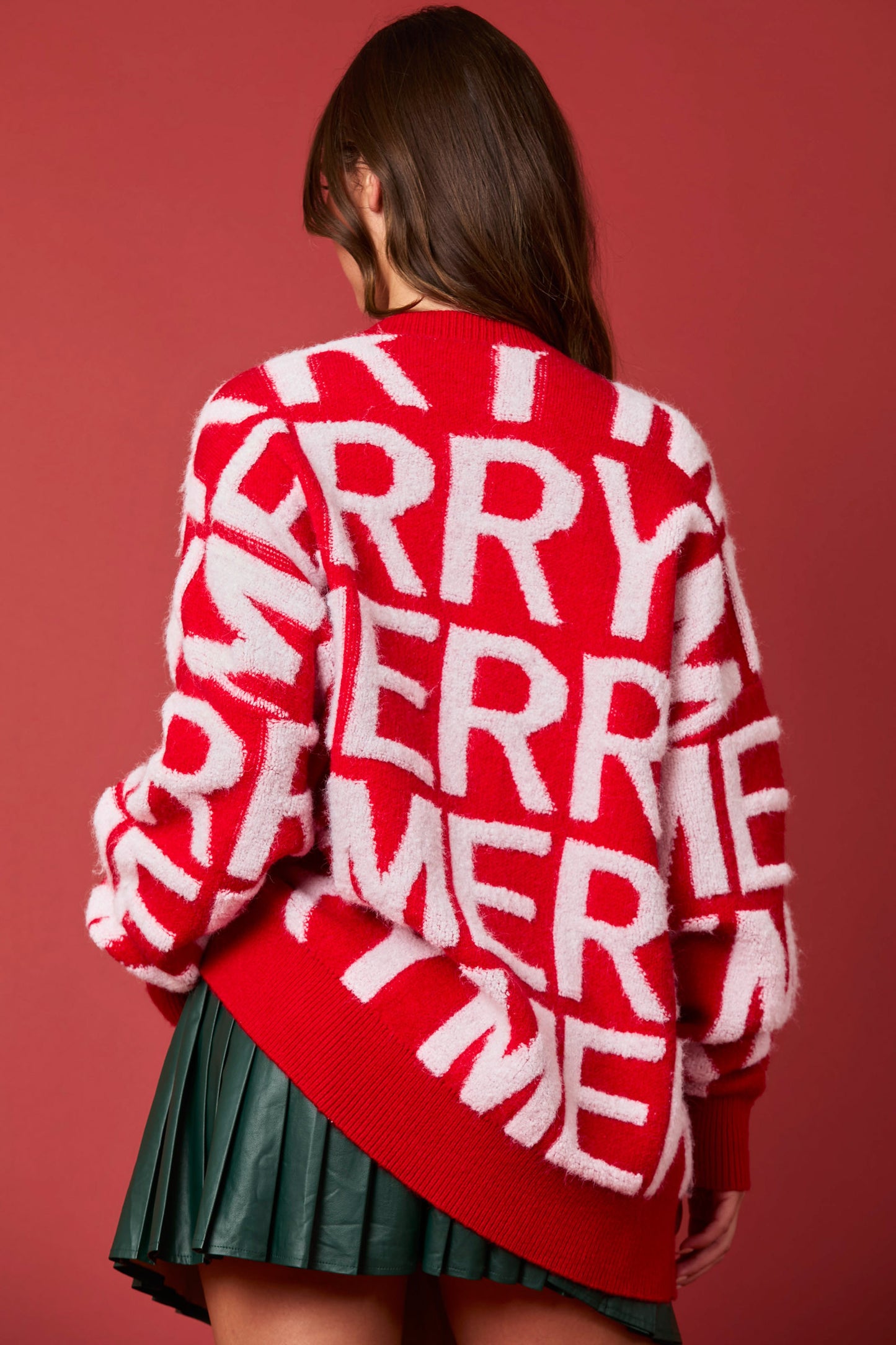 MERRY 3D Yarn Detail Sweater