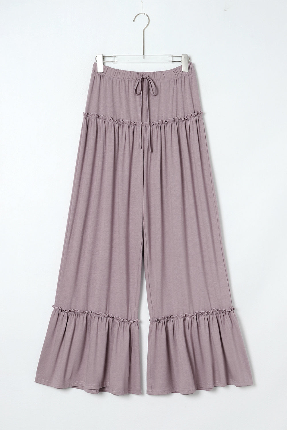 Mauve High Waist Wide Leg Pants