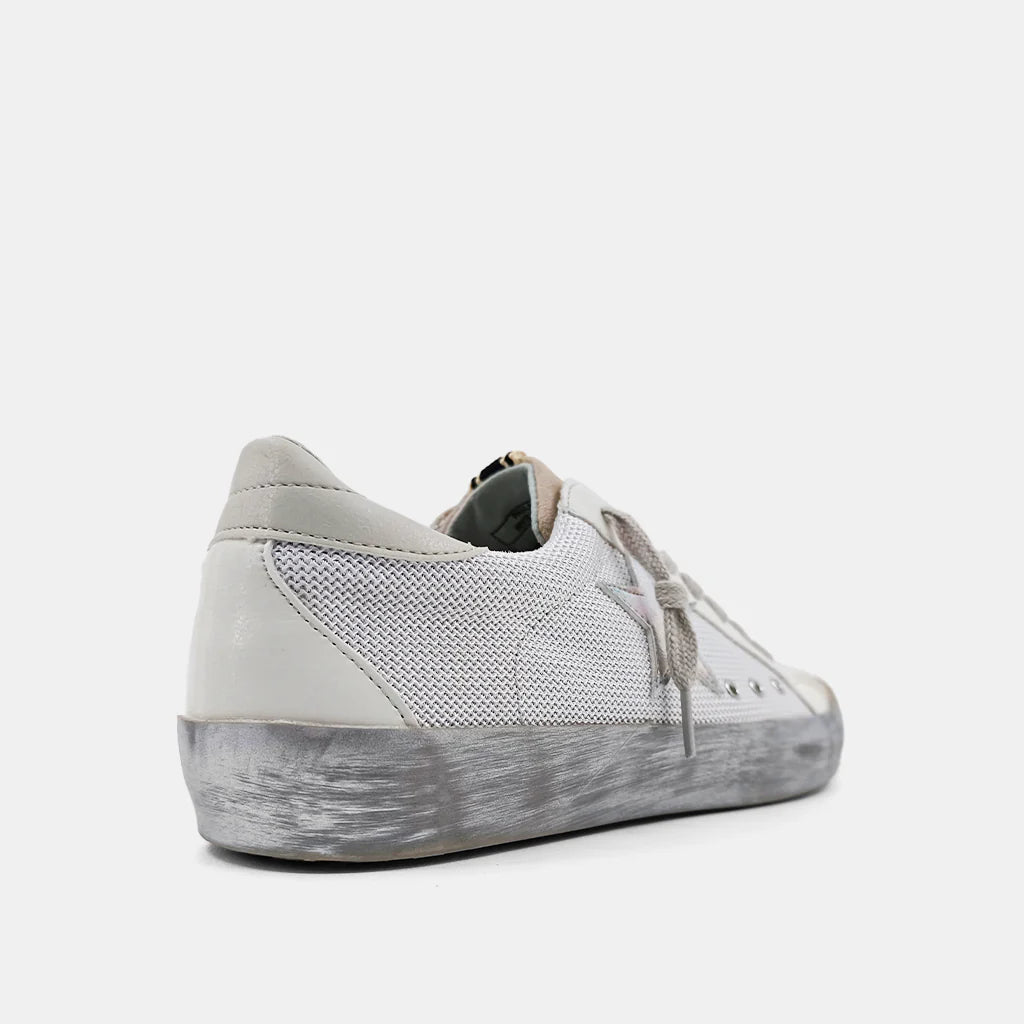 Paula White Mesh Sneaker