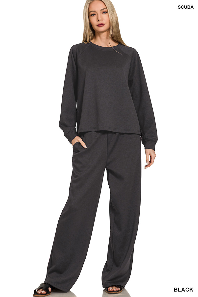 Scuba Crewneck Pant Set
