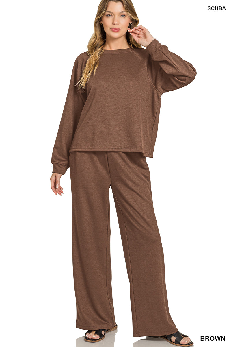 Scuba Crewneck Pant Set