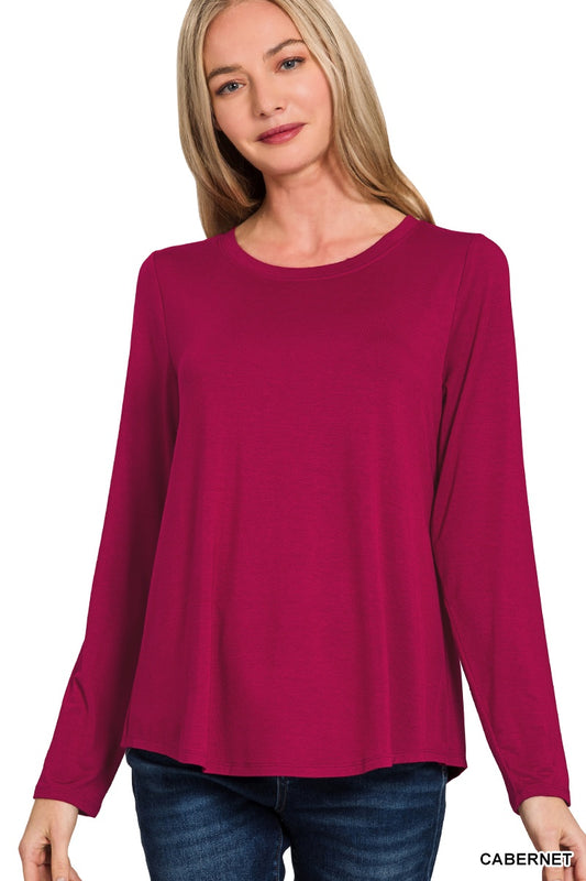 Flowy Round Hem Rayon