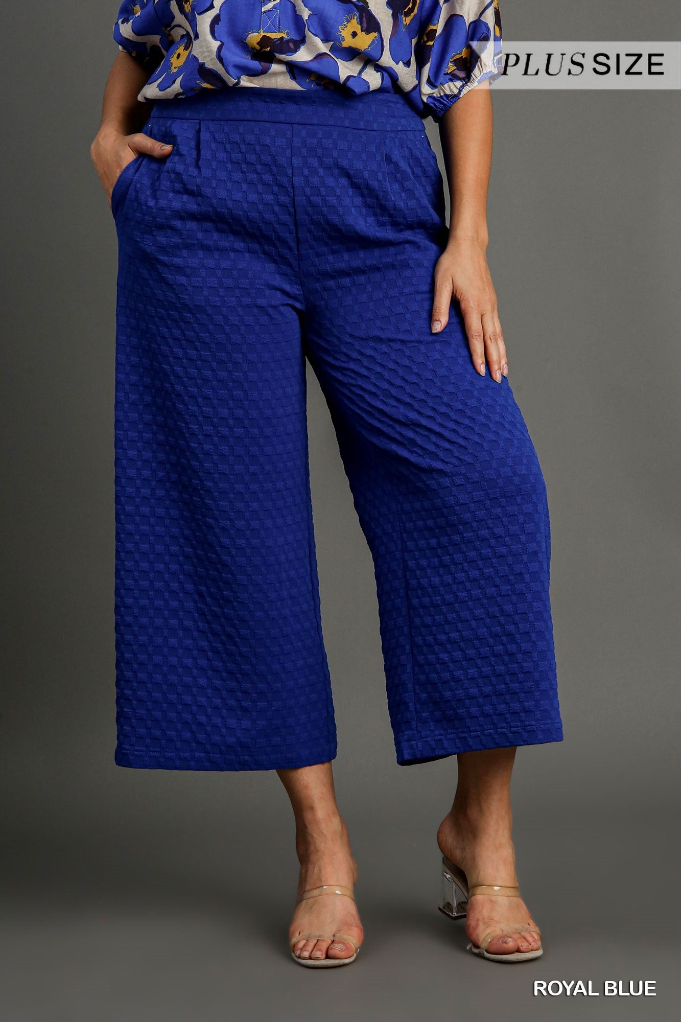 Textured Jacquard Pleated Pants