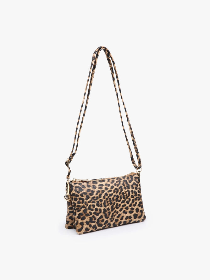 Wristlet Crossbody 3-Compartment Purse