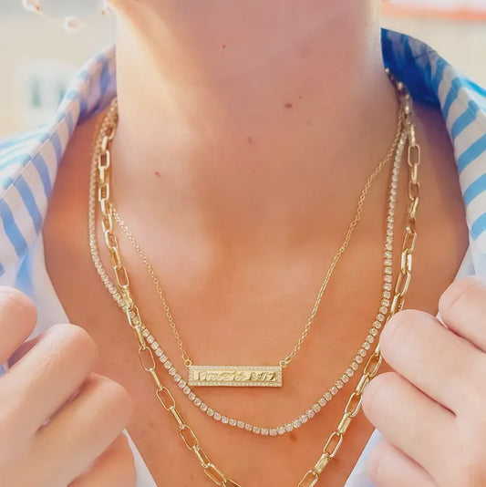 Proverbs 3:15 Layered Necklace