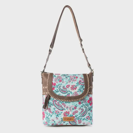 Lagoon Lily Canvas Bag