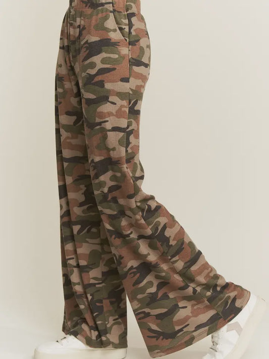 Army Camo Wide Pant