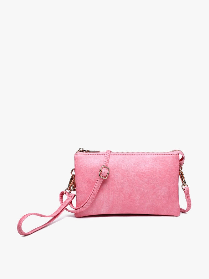 Wristlet Crossbody 3-Compartment Purse