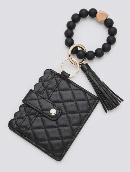 Beaded Keychain Bracelet