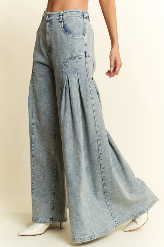 Wide Leg Flared Pant