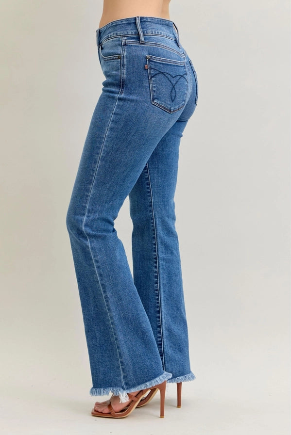 High Waisted Boot Cut Jean