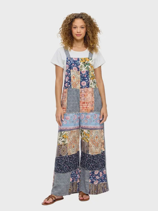 Boho Patchwork Jumpsuit