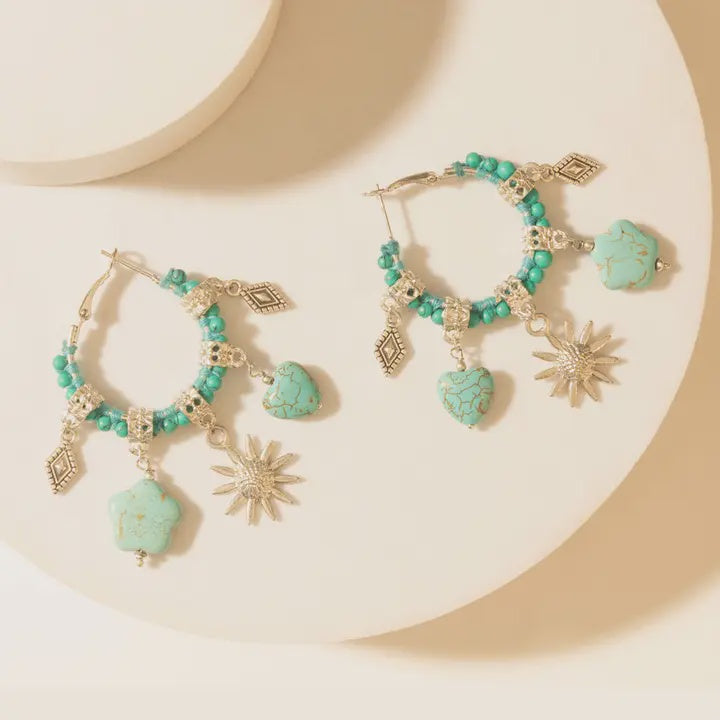 Sunchrome Charm Hopp Earring