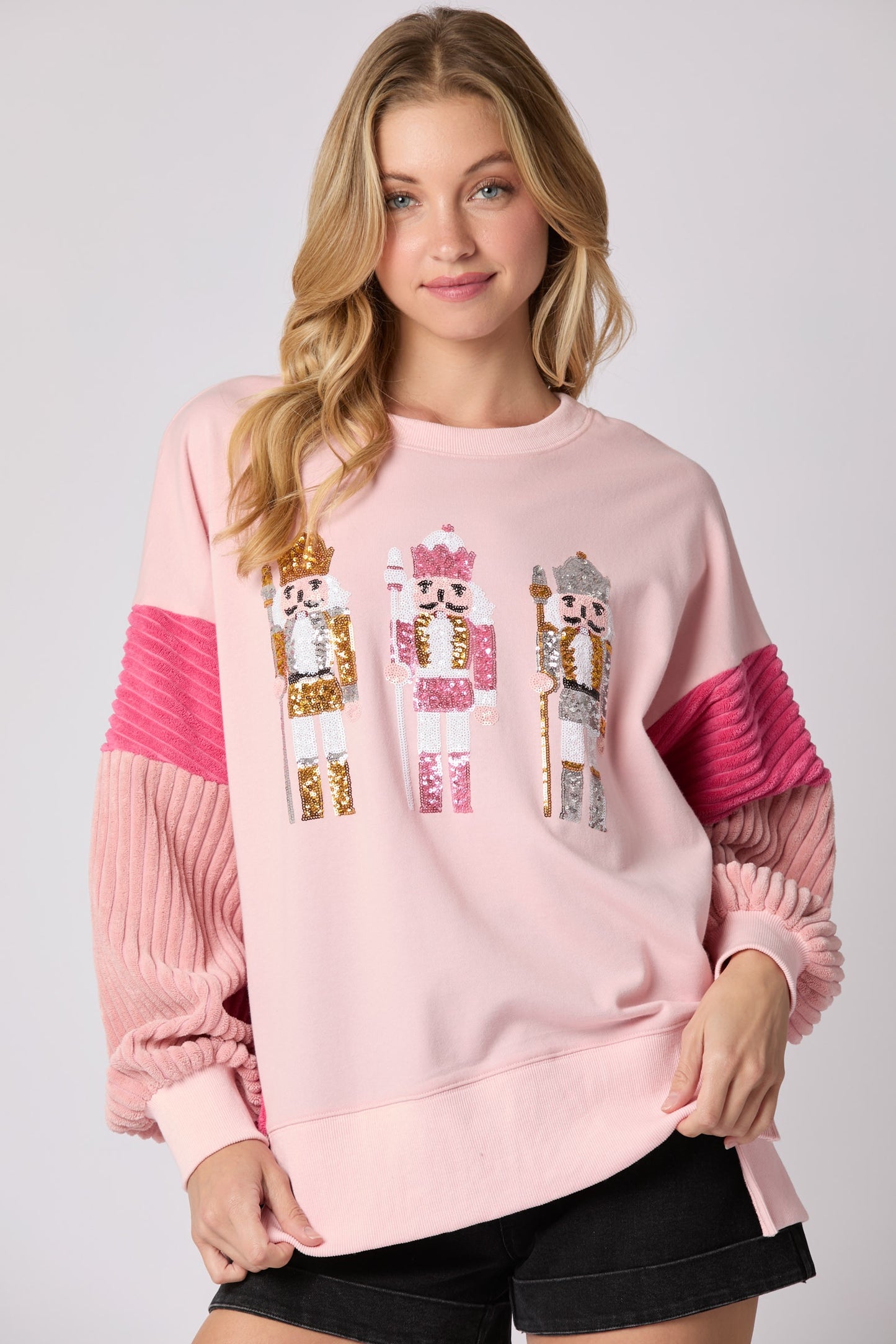 Nutcracker Terry Oversized Sweater