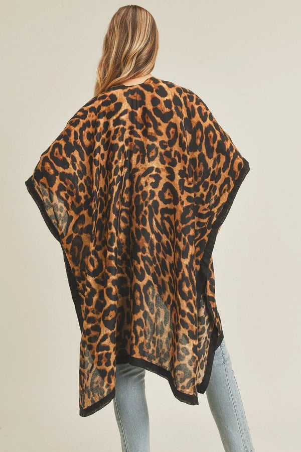 Leopard Print Kimono