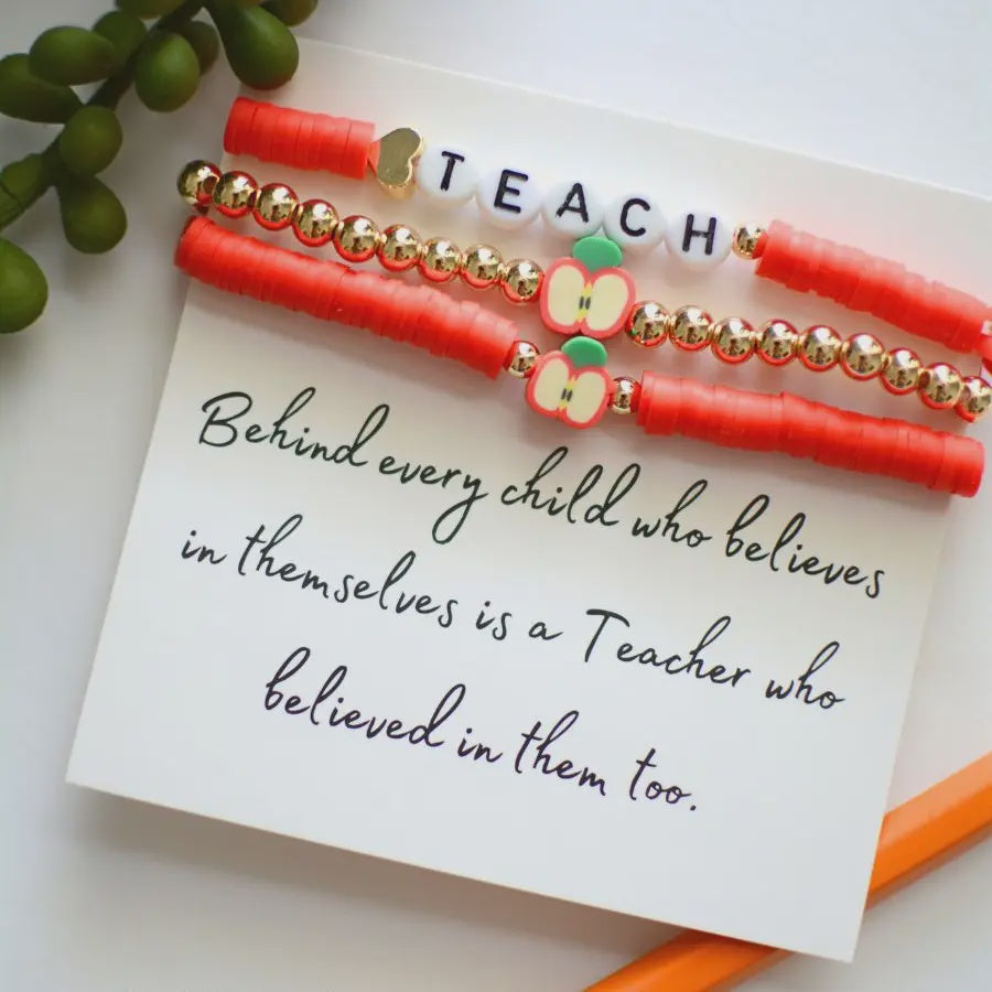 Teacher stack Bracelet