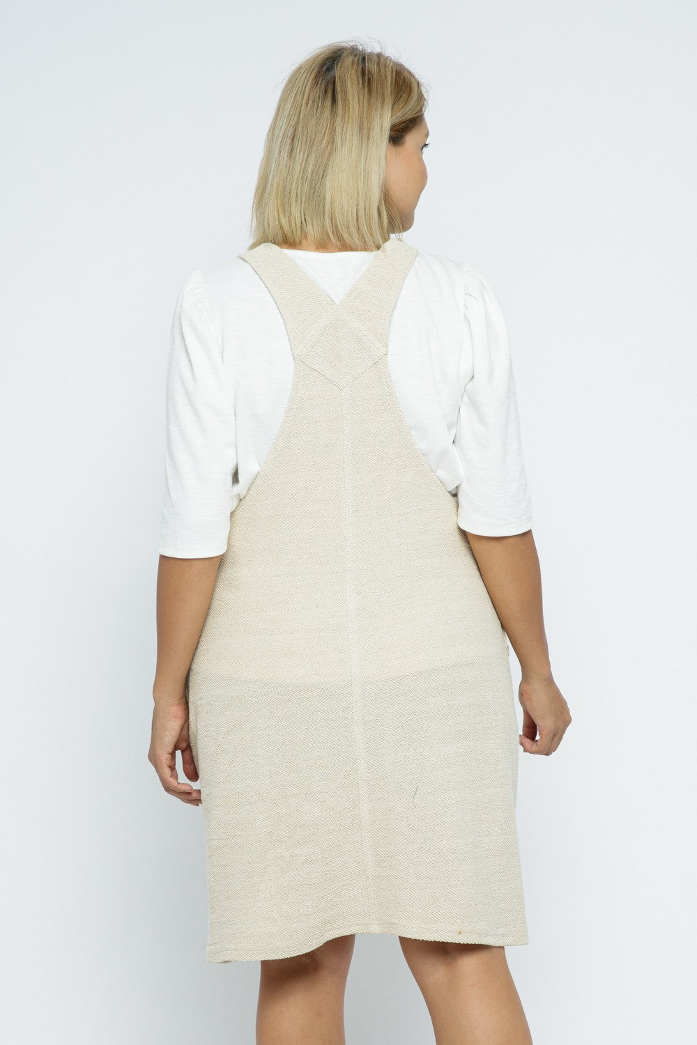 Textured Knit Overall Skirt