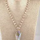 Crystal Arrowhead Beaded Necklace