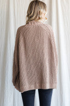 Chunky Knit Cardigan Sweater