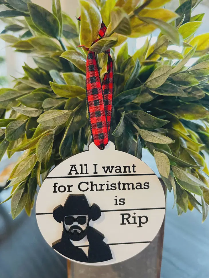 Rip Christmas Ornament