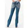 Bling pocket jeans