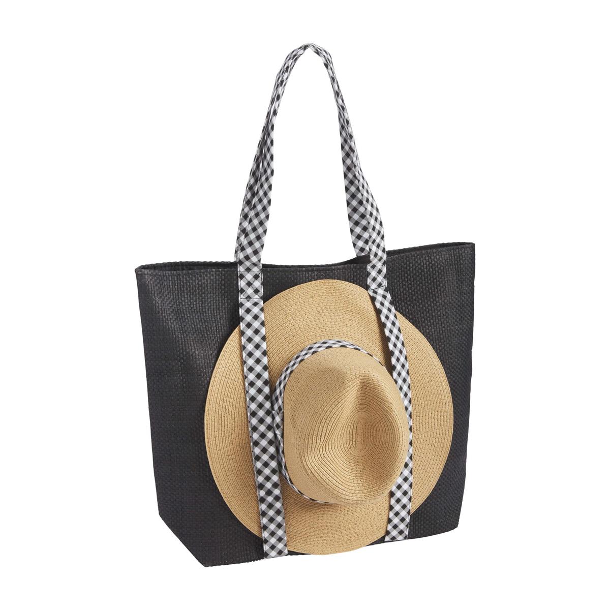 Beach Hat & Tote Bag Set