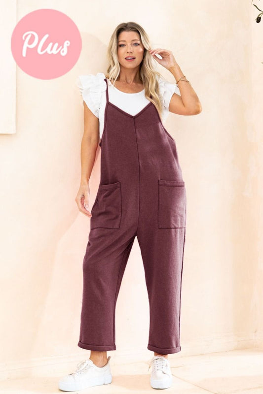 Relaxed Fit Jumpsuit w/ Pockets