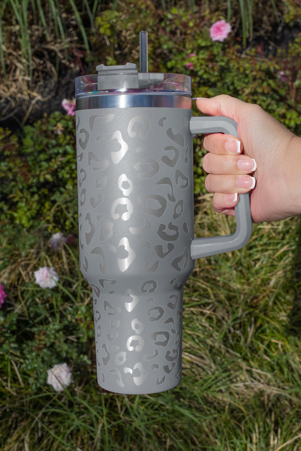 Leopard Spotted Stainless Steel Cup