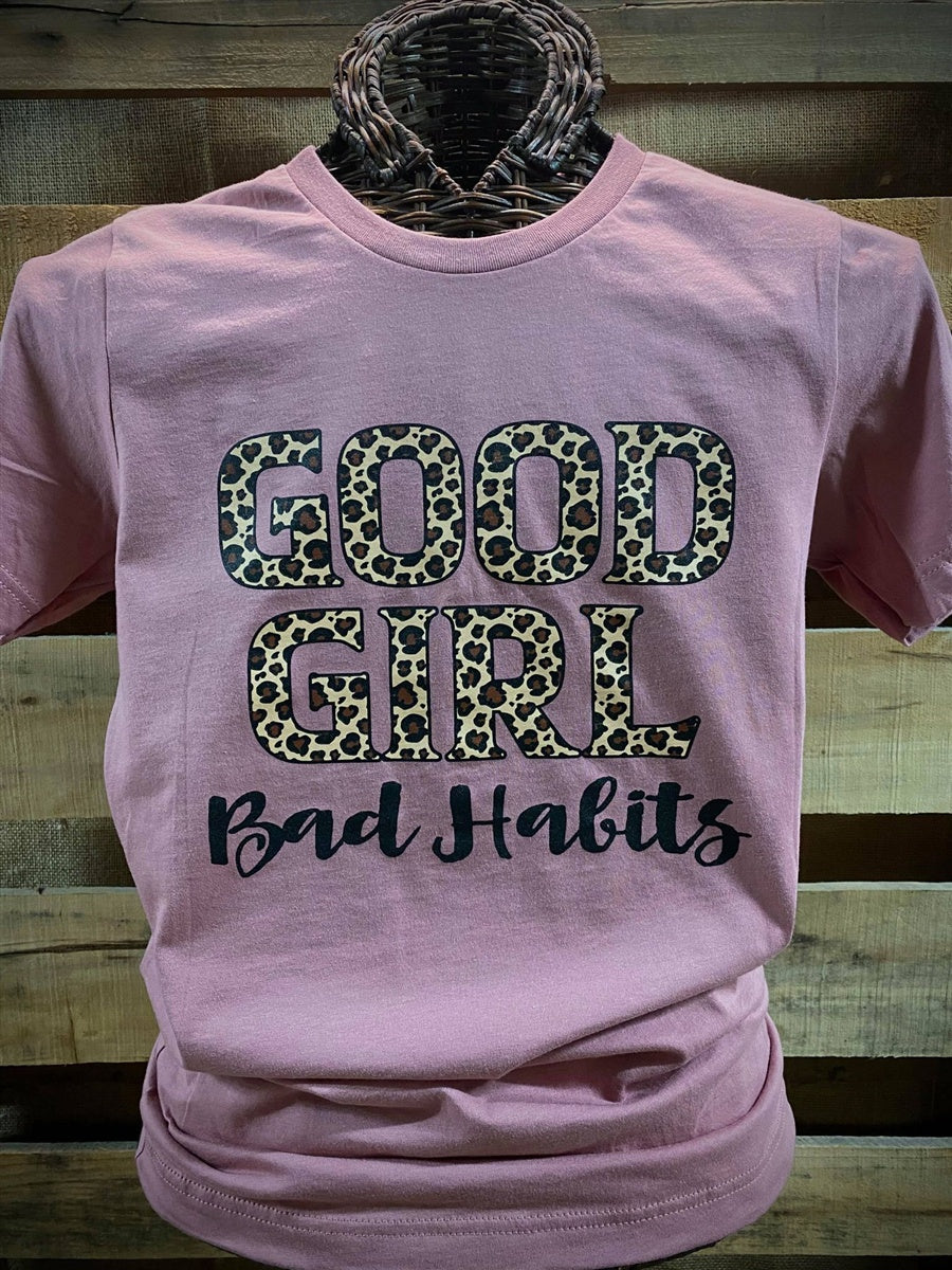 Good Girl Bad Habits Graphic Tee