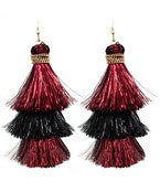 Black & Garnet Tassel