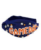 Blue & Orange Gameday Headband