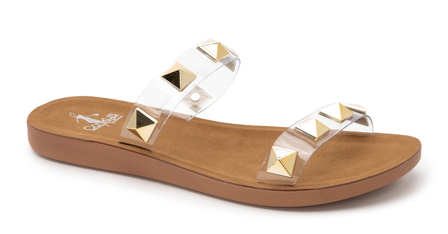 Daiquiri Clear Stud Sandals