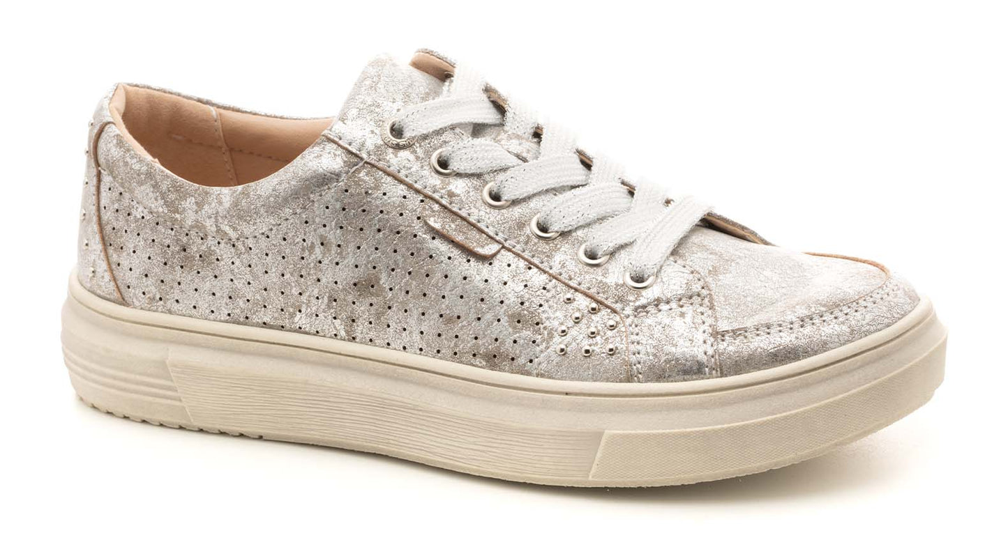 Metallic Down Time Sneaker