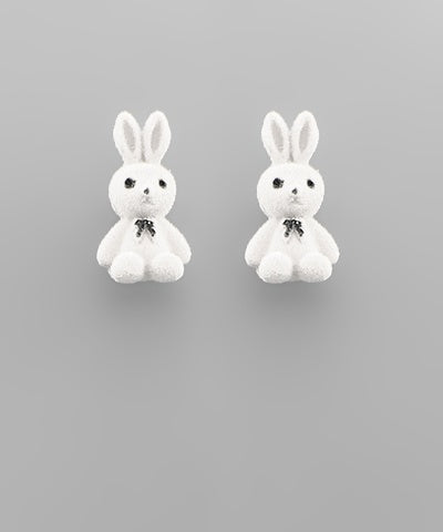 Small Felt Bunny Earrings
