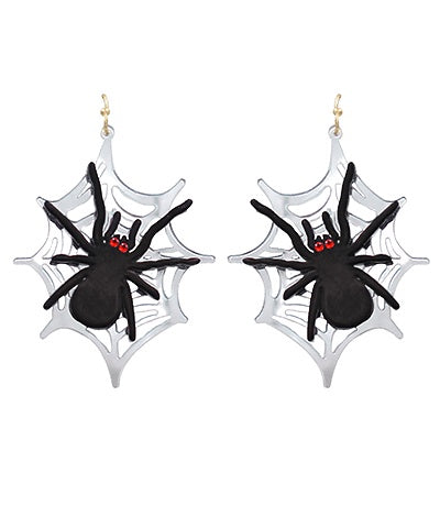 Spider Acrylic Earrings