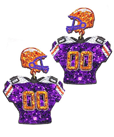 Football uniform earring