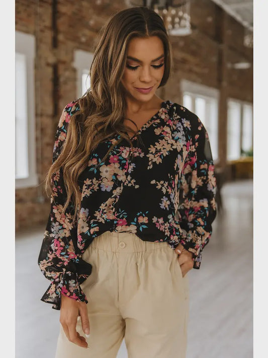 Floral Print Blouse