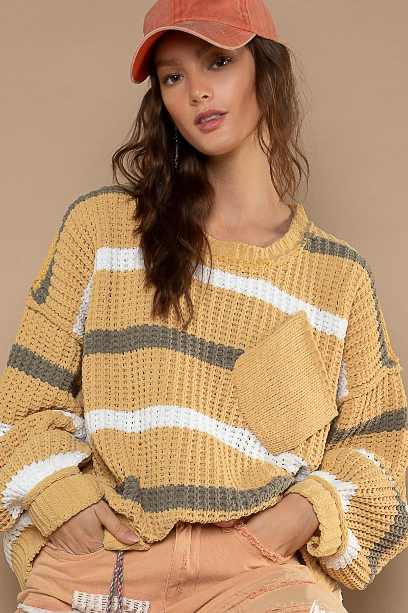 Honey Stripped Sweater
