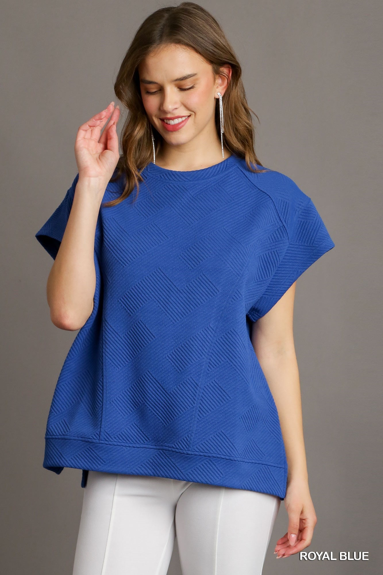 Quilted Short Sleeve Top