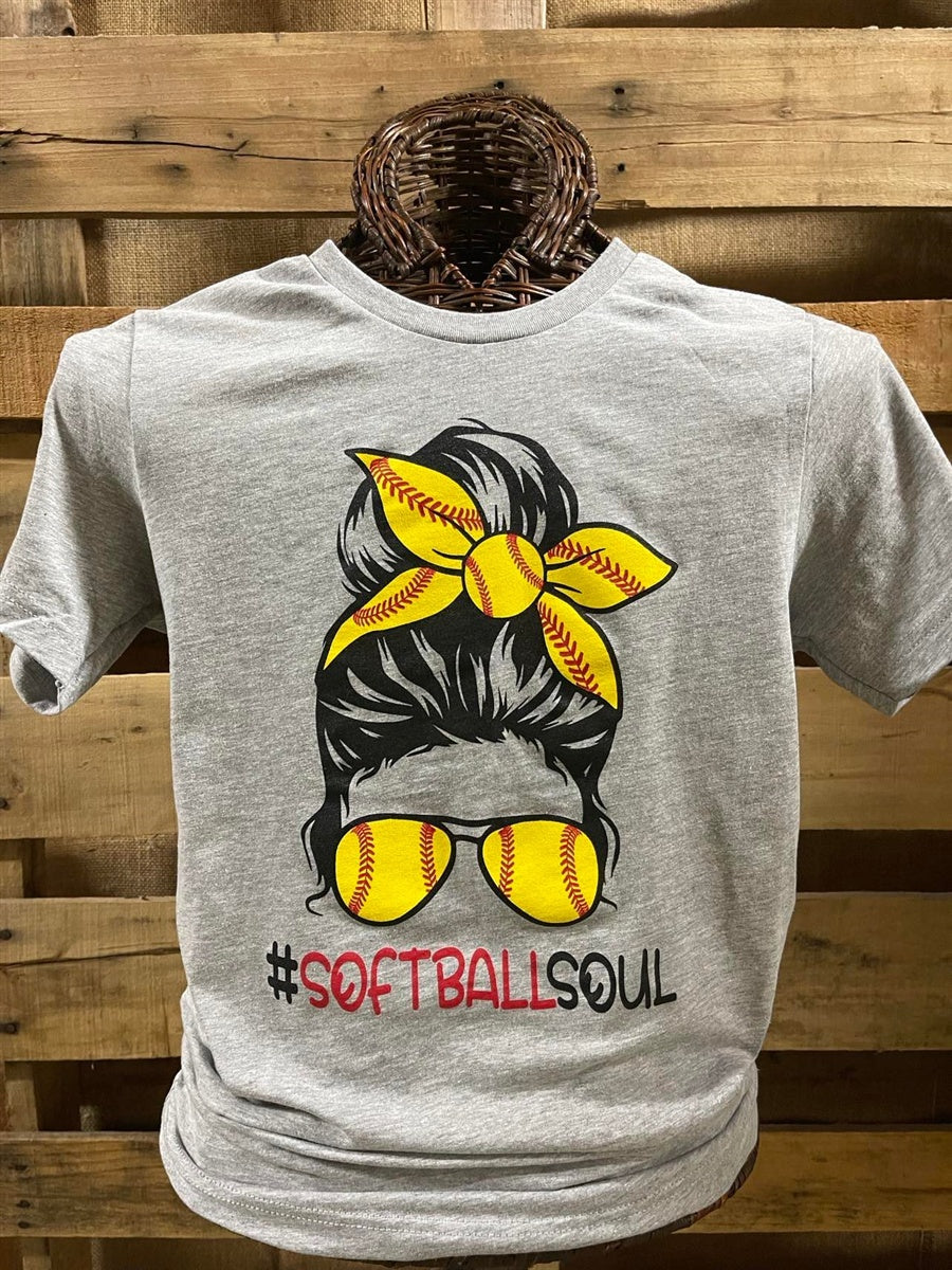 Softball Soul Graphic Tee