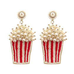 Treasure Popcorn Bead Earrings