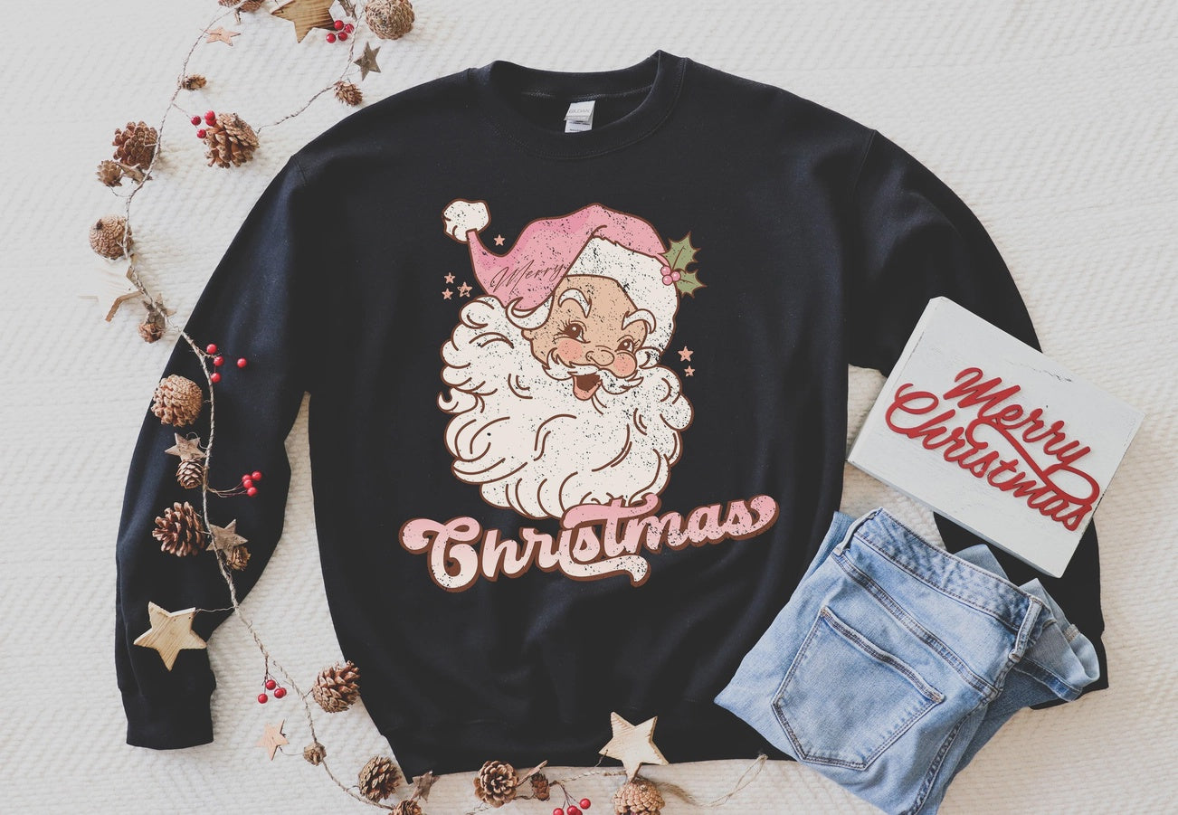 Vintage Santa Christmas Sweatshirt