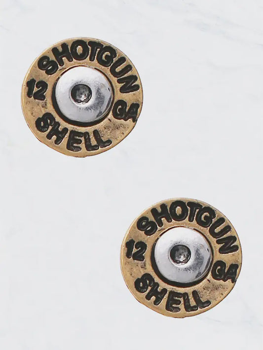 Bullet Stud Earrings