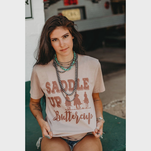 Saddle Up Buttercup Tee