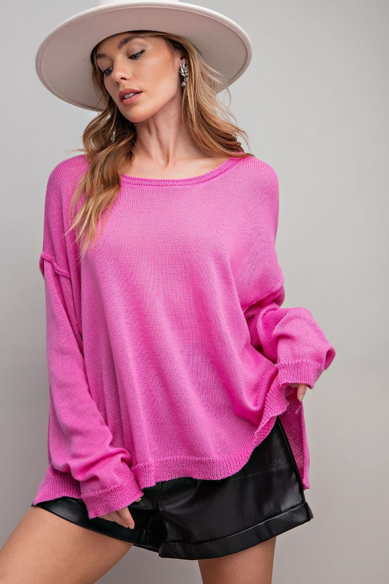 Barbie Pink Knit Sweater